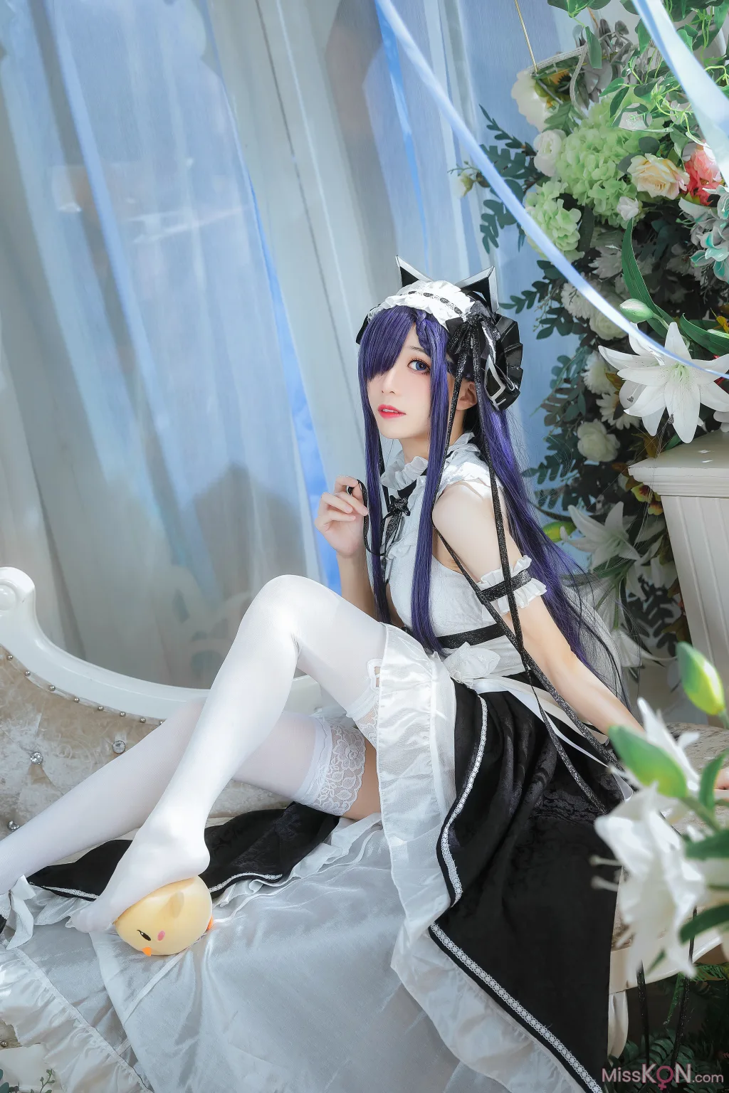 Coser@Tomoyo酱: 碧蓝 奥古斯特女仆 (27 photos)