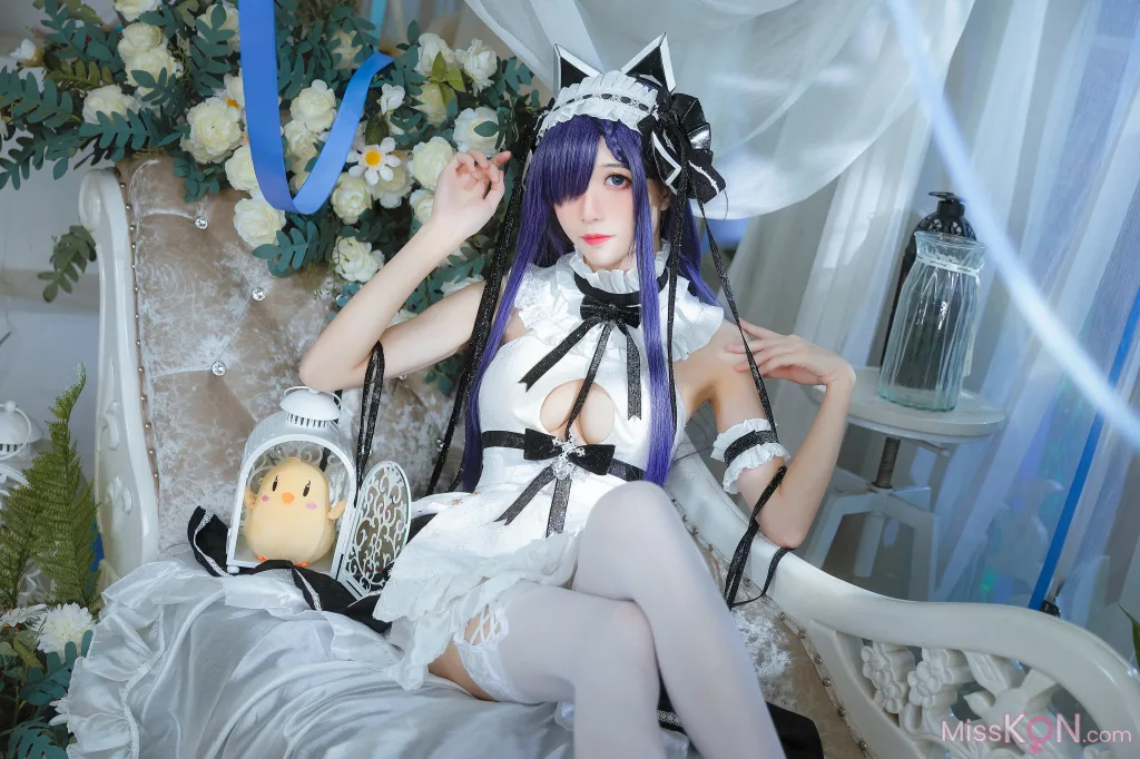 Coser@Tomoyo酱: 碧蓝 奥古斯特女仆 (27 photos)