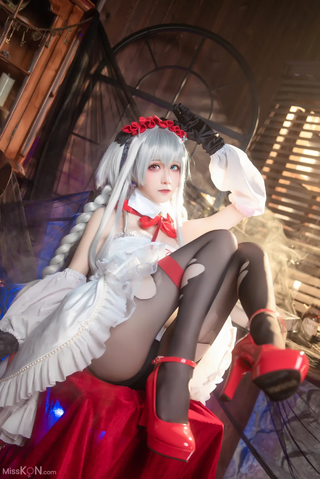 Coser@Tomoyo酱: 碧蓝航线 埃尔宾小红帽 (30 photos)