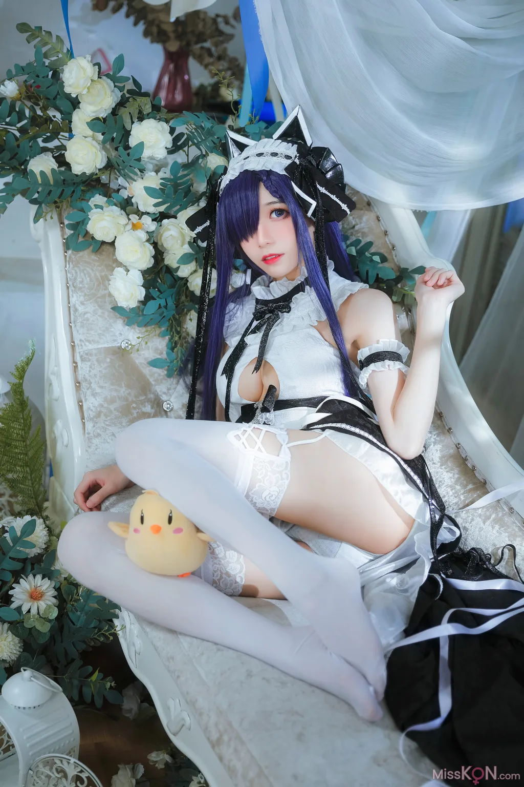 Coser@Tomoyo酱: 碧蓝 奥古斯特女仆 (27 photos)