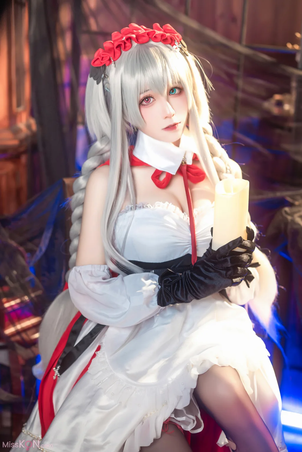 Coser@Tomoyo酱: 碧蓝航线 埃尔宾小红帽 (30 photos)