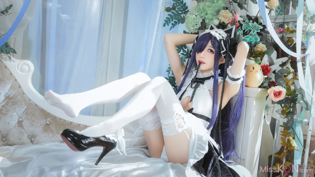 Coser@Tomoyo酱: 碧蓝 奥古斯特女仆 (27 photos)