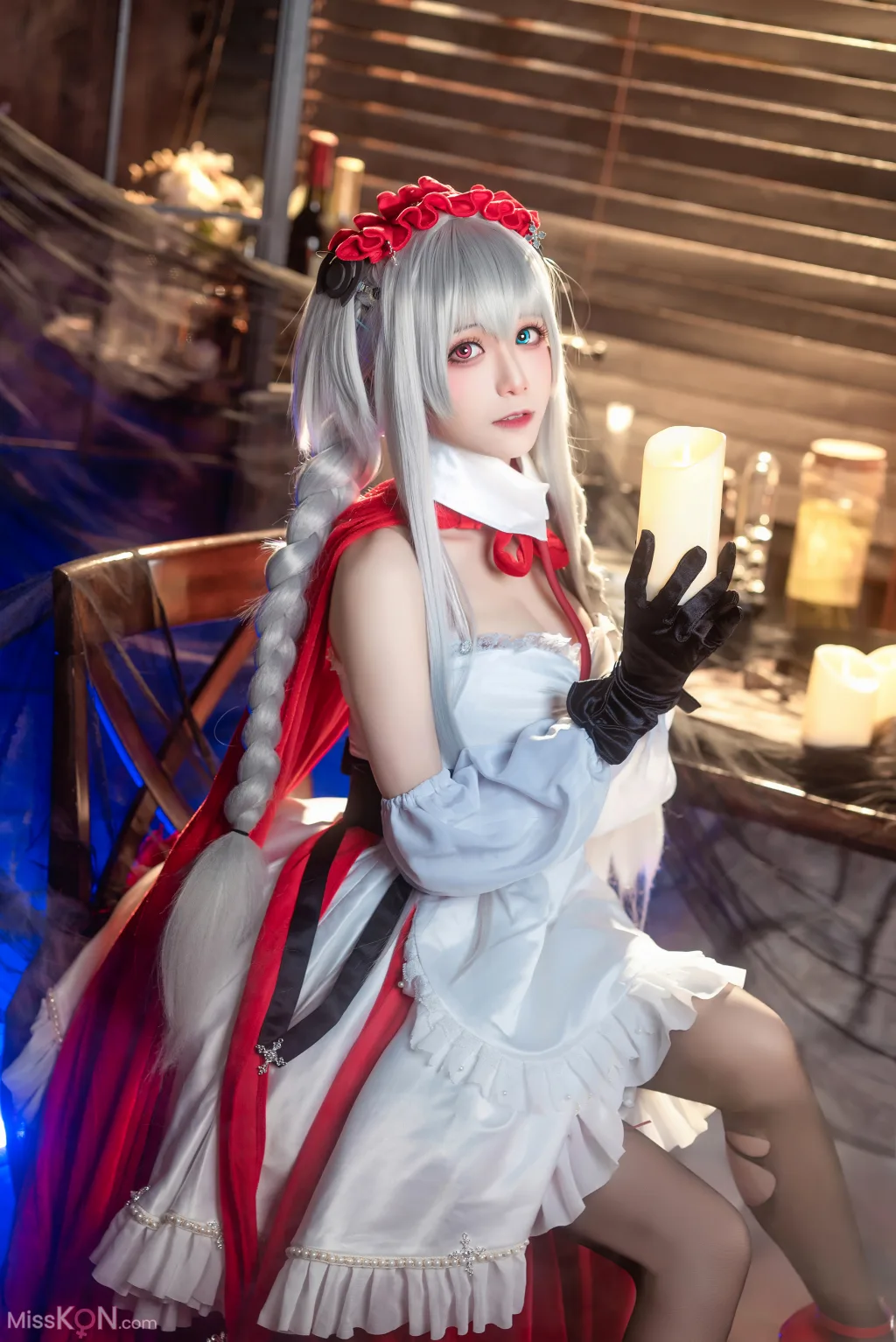 Coser@Tomoyo酱: 碧蓝航线 埃尔宾小红帽 (30 photos)