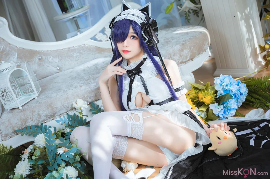 Coser@Tomoyo酱: 碧蓝 奥古斯特女仆 (27 photos)