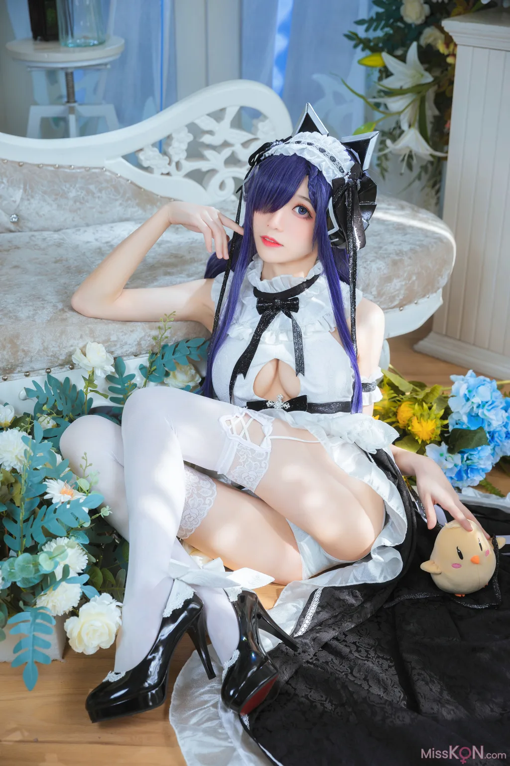 Coser@Tomoyo酱: 碧蓝 奥古斯特女仆 (27 photos)