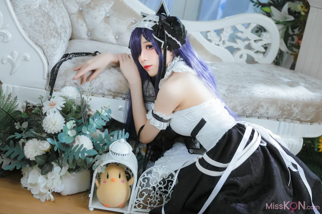 Coser@Tomoyo酱: 碧蓝 奥古斯特女仆 (27 photos)