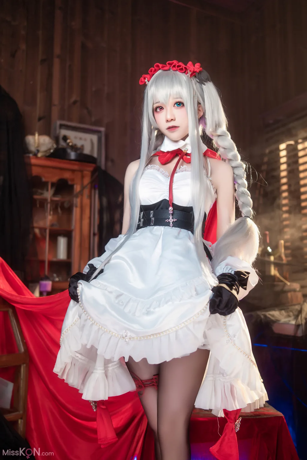 Coser@Tomoyo酱: 碧蓝航线 埃尔宾小红帽 (30 photos)