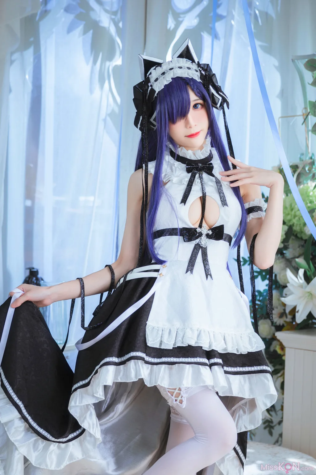 Coser@Tomoyo酱: 碧蓝 奥古斯特女仆 (27 photos)