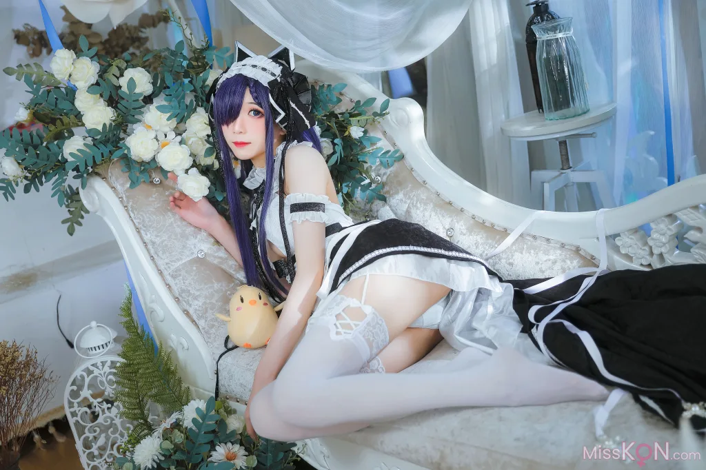 Coser@Tomoyo酱: 碧蓝 奥古斯特女仆 (27 photos)