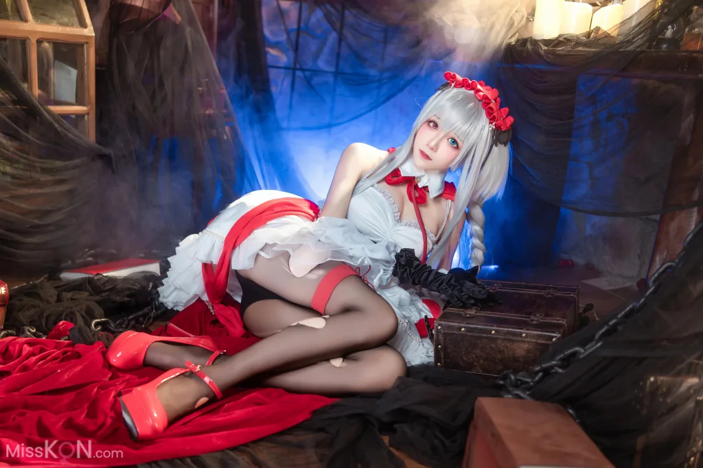 Coser@Tomoyo酱: 碧蓝航线 埃尔宾小红帽 (30 photos)