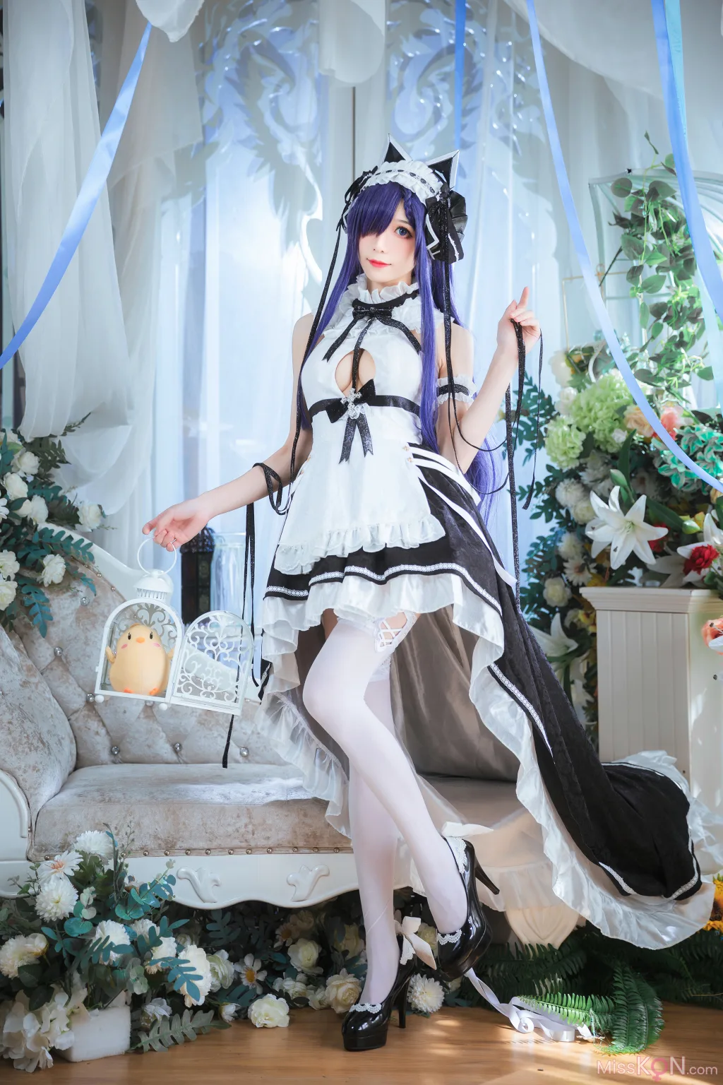 Coser@Tomoyo酱: 碧蓝 奥古斯特女仆 (27 photos)