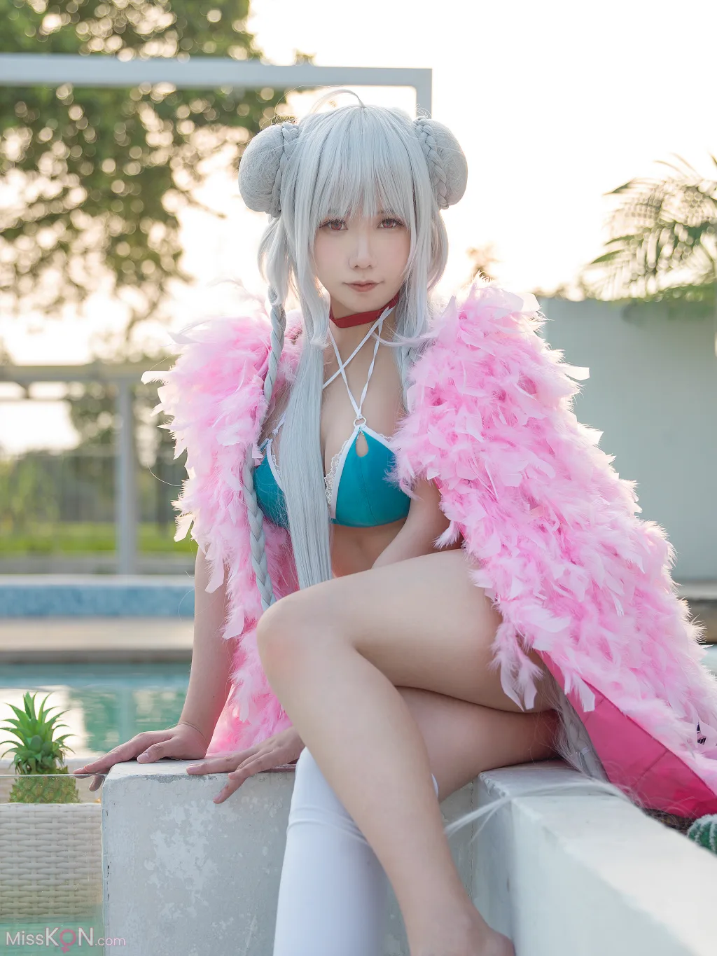 Coser@麻花麻花酱: 可畏泳装 (15 photos)