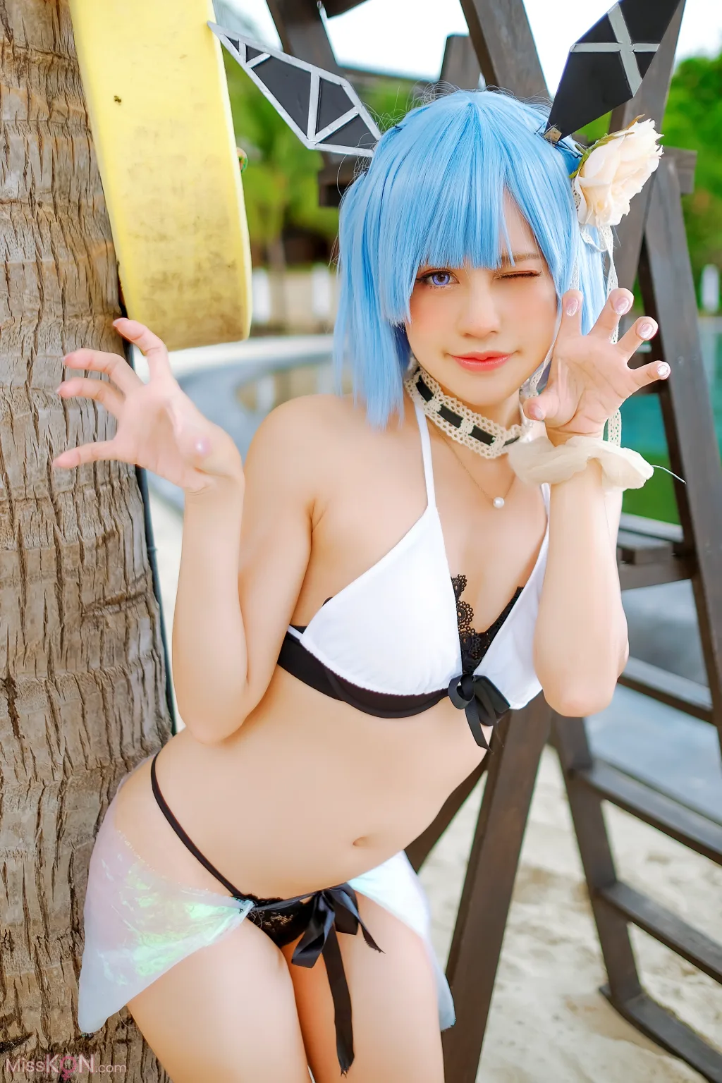 Coser@PingPing: Gascogne Bikini (Azurlane) (15 photos)