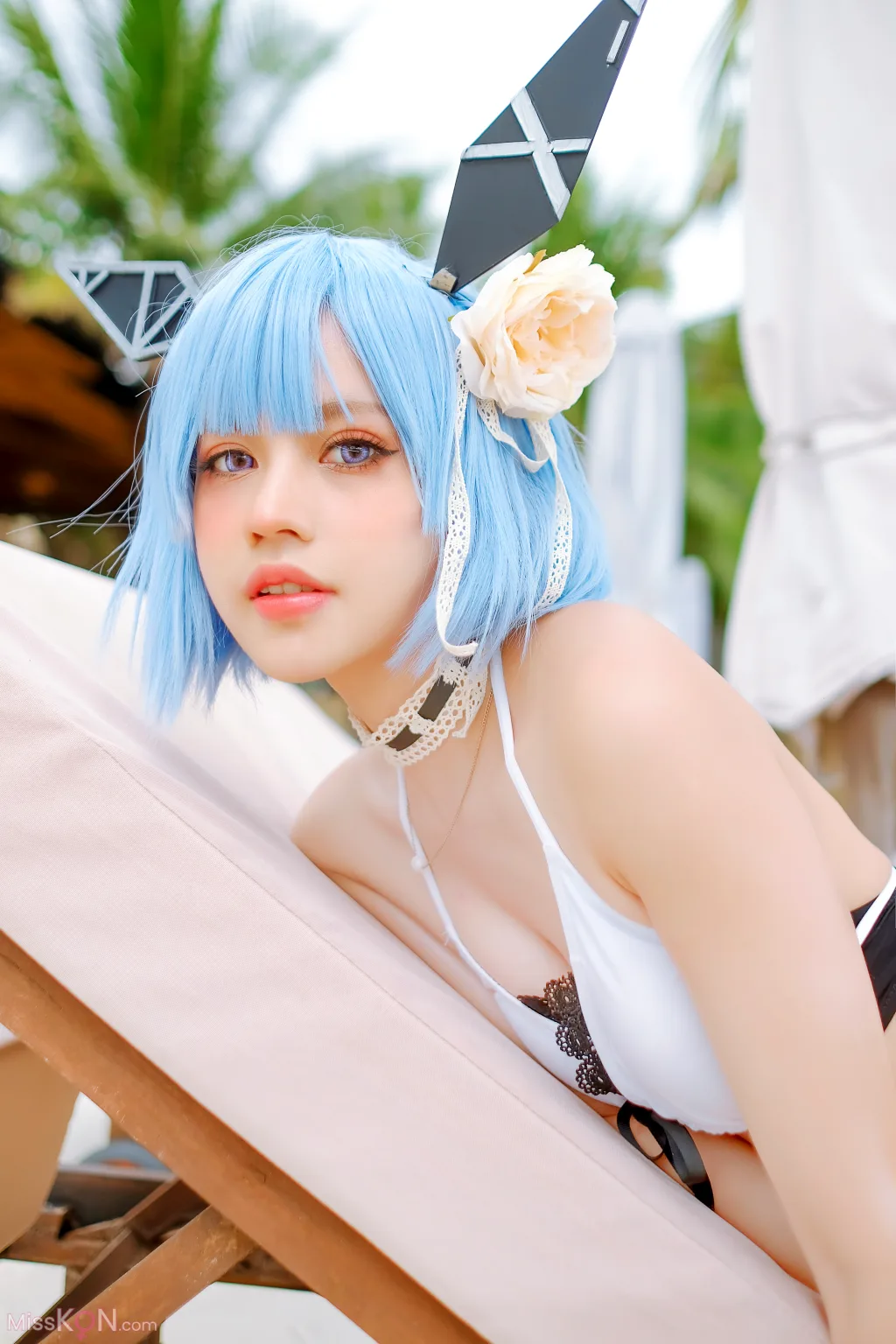 Coser@PingPing: Gascogne Bikini (Azurlane) (15 photos)