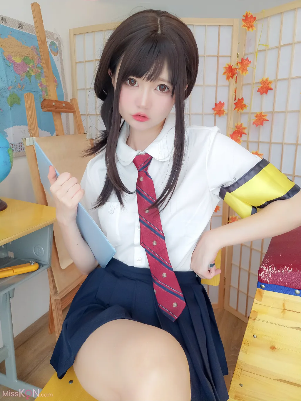 Coser@NAGISA魔物喵: 風紀委員長 (35 photos + 2 videos)