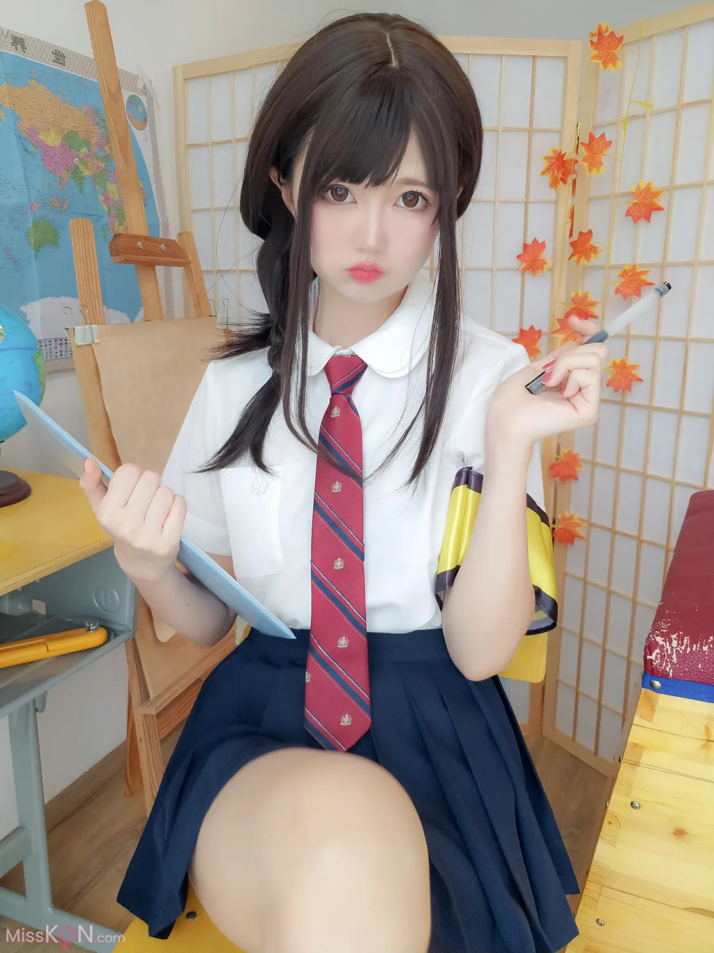 Coser@NAGISA魔物喵: 風紀委員長 (35 photos + 2 videos)