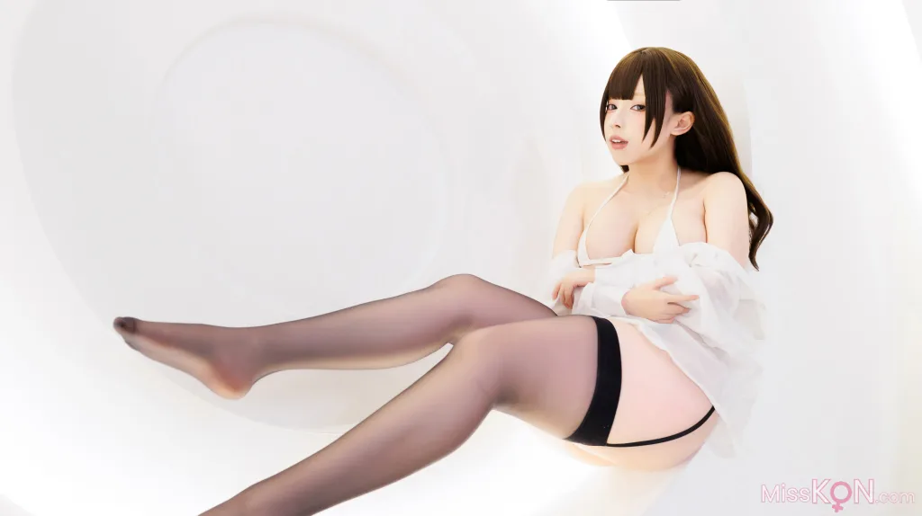 Coser@胡桃猫Kurumineko: 男友衬衫 (83 photos)