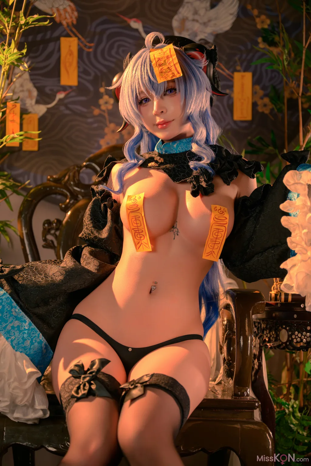 Coser@UmekoJ: Ganyu Jiangshi (78 photos )