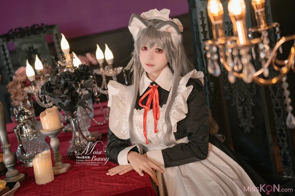 Coser@黏黏团子兔: 2月月票特典『菲奇子女仆』 (43 photos )