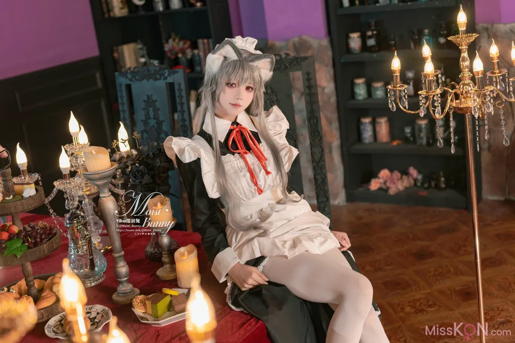 Coser@黏黏团子兔: 2月月票特典『菲奇子女仆』 (43 photos )