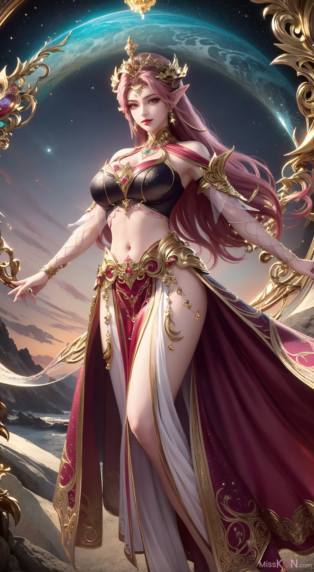 [AI Generated] 百炼成神-剑灵妖夜【墨迹】 (150 photos)