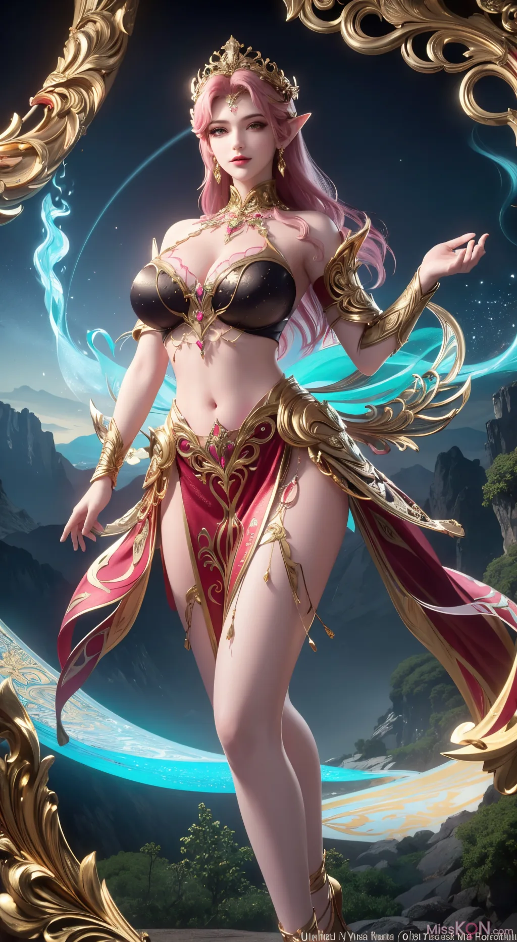 [AI Generated] 百炼成神-剑灵妖夜【墨迹】 (150 photos)