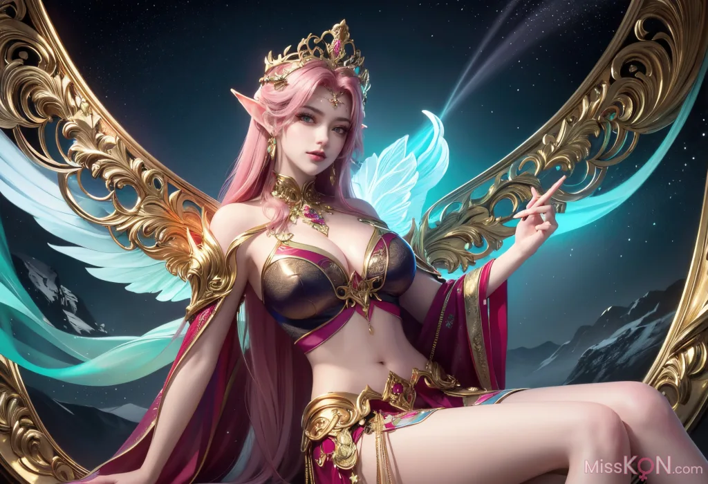[AI Generated] 百炼成神-剑灵妖夜【墨迹】 (150 photos)