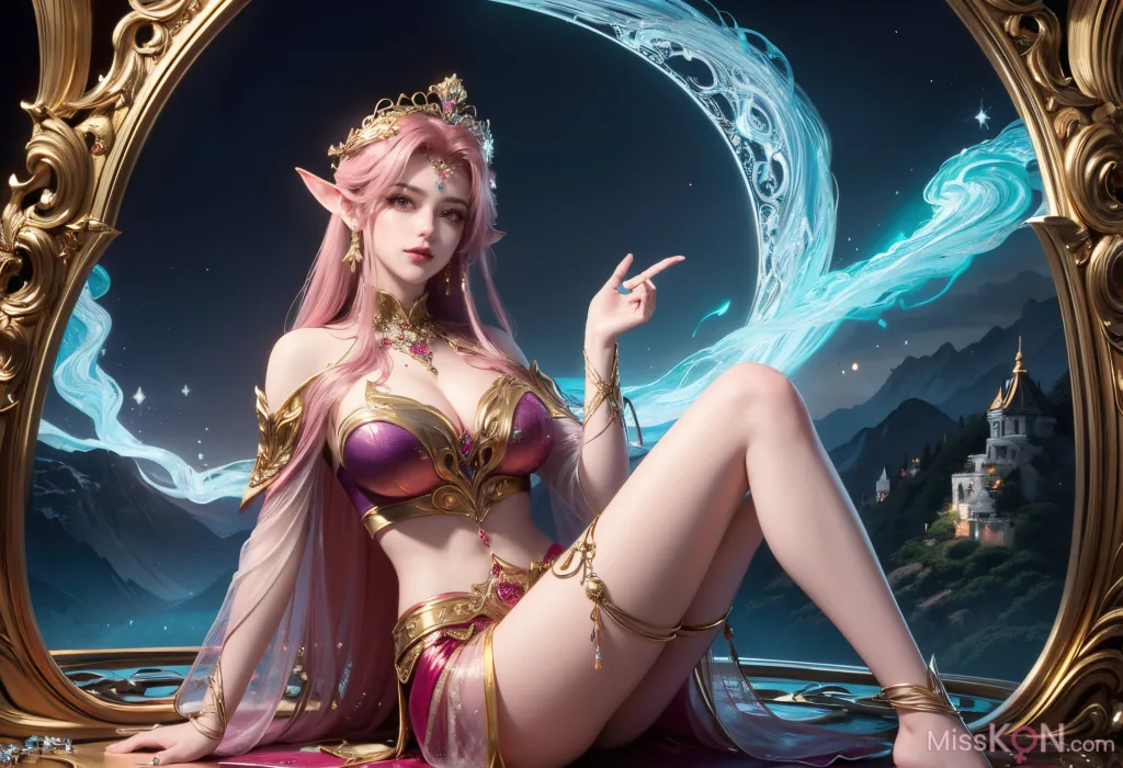 [AI Generated] 百炼成神-剑灵妖夜【墨迹】 (150 photos)