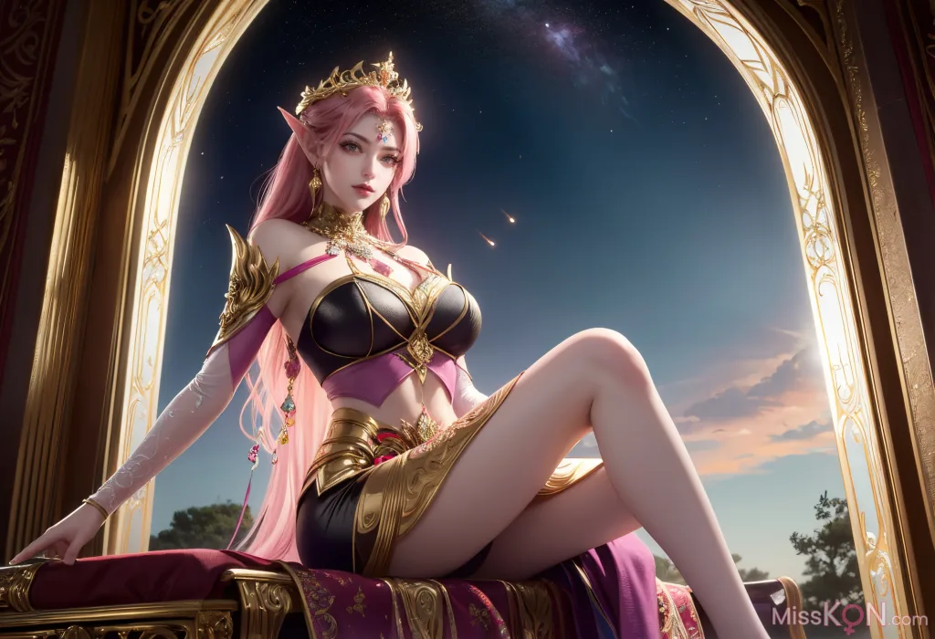 [AI Generated] 百炼成神-剑灵妖夜【墨迹】 (150 photos)