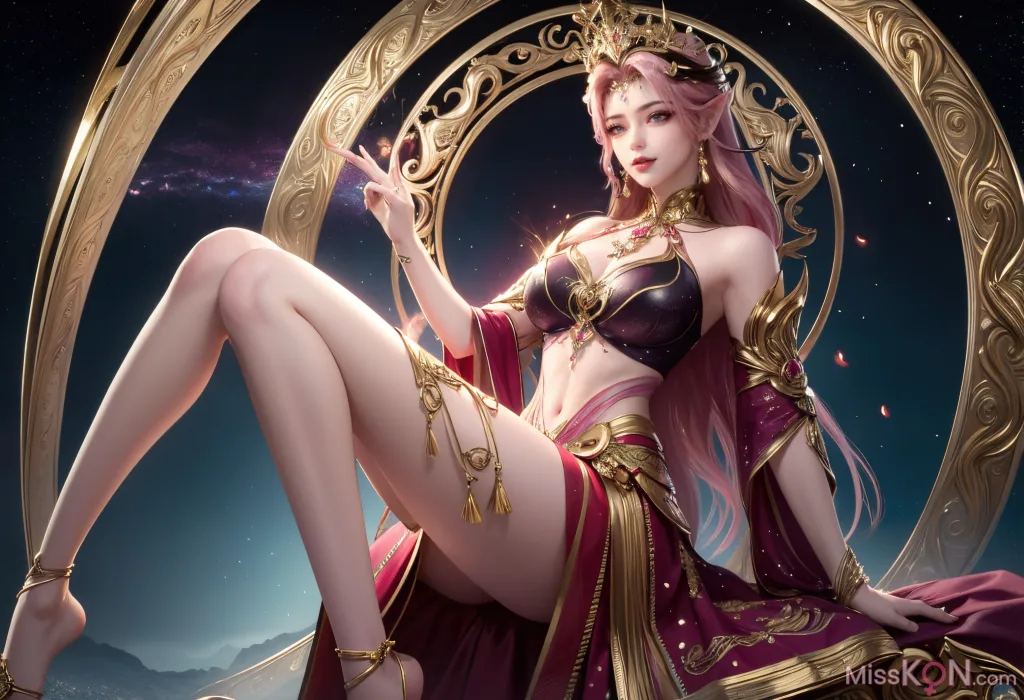 [AI Generated] 百炼成神-剑灵妖夜【墨迹】 (150 photos)