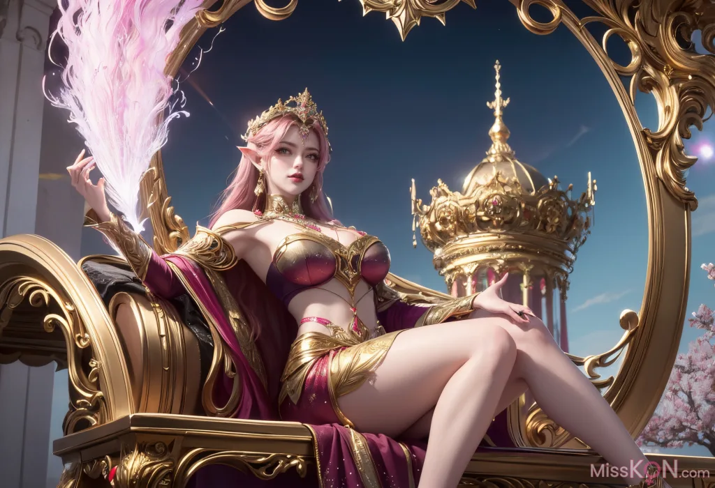 [AI Generated] 百炼成神-剑灵妖夜【墨迹】 (150 photos)