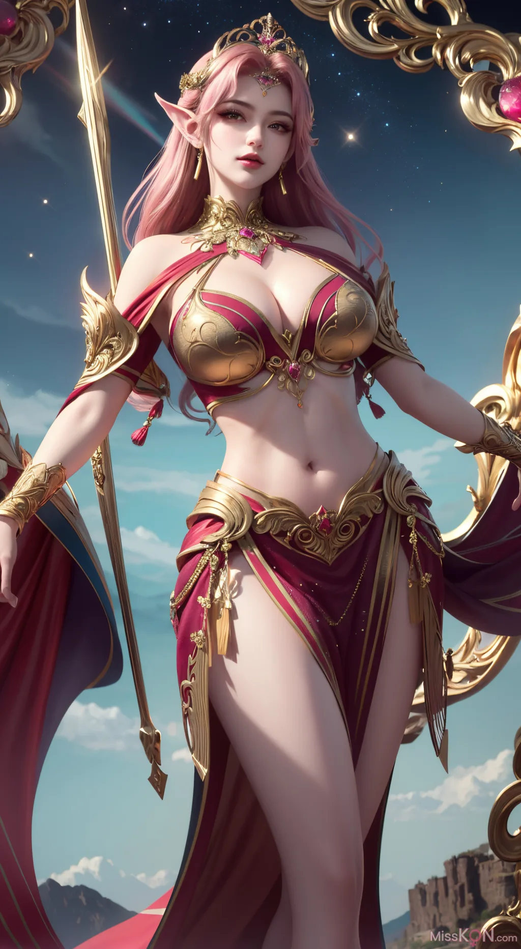 [AI Generated] 百炼成神-剑灵妖夜【墨迹】 (150 photos)