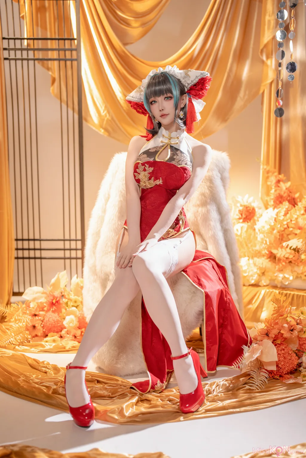 Coser@星之迟迟Hoshilily: 碧蓝航线柴郡 (50 photos )