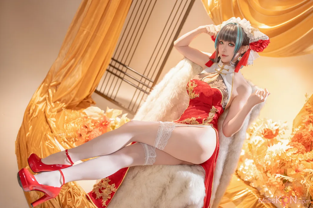 Coser@星之迟迟Hoshilily: 碧蓝航线柴郡 (50 photos )