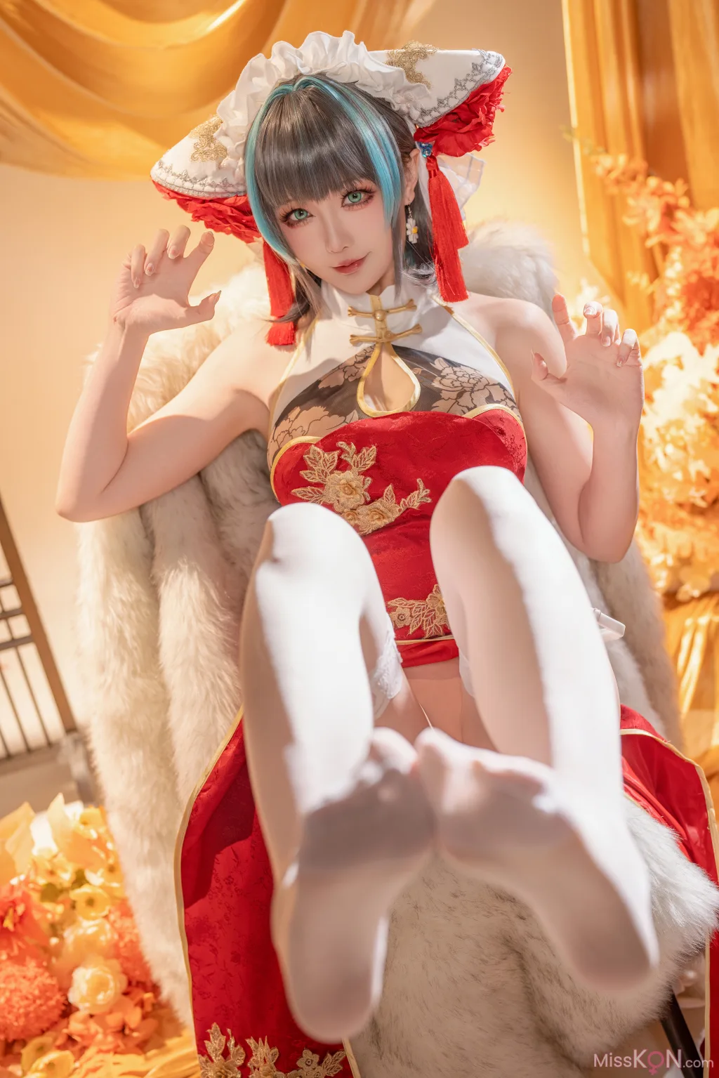 Coser@星之迟迟Hoshilily: 碧蓝航线柴郡 (50 photos )