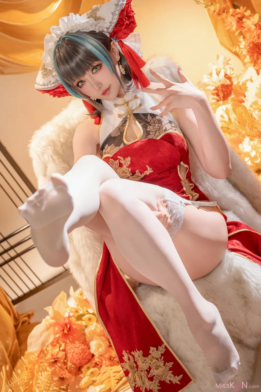 Coser@星之迟迟Hoshilily: 碧蓝航线柴郡 (50 photos )