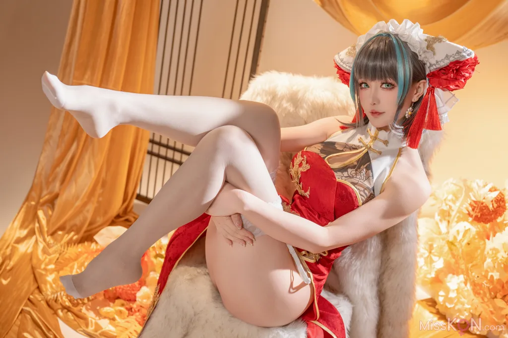 Coser@星之迟迟Hoshilily: 碧蓝航线柴郡 (50 photos )