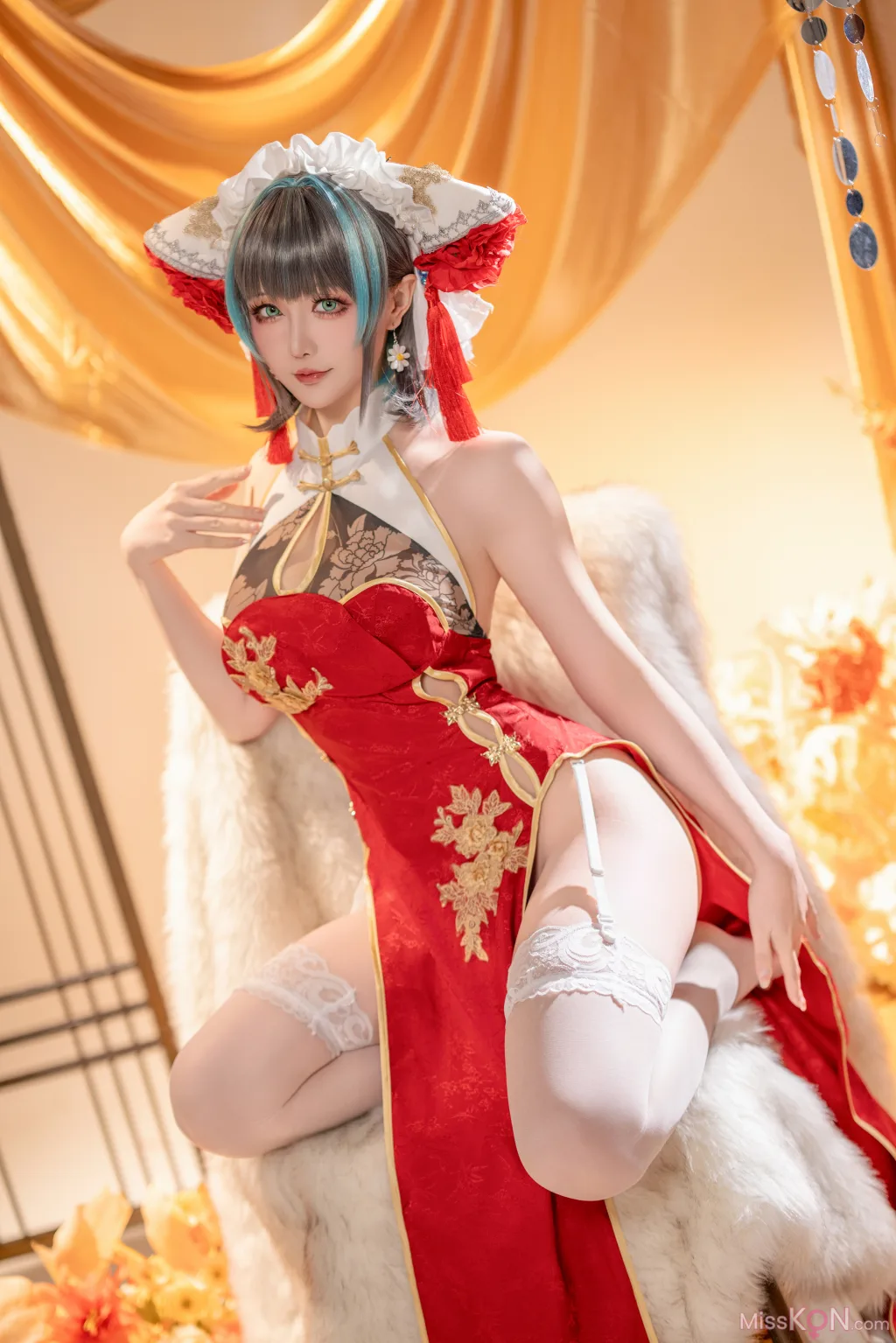 Coser@星之迟迟Hoshilily: 碧蓝航线柴郡 (50 photos )