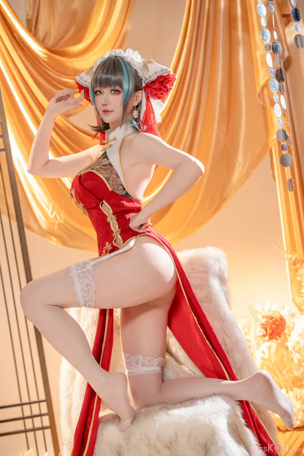 Coser@星之迟迟Hoshilily: 碧蓝航线柴郡 (50 photos )