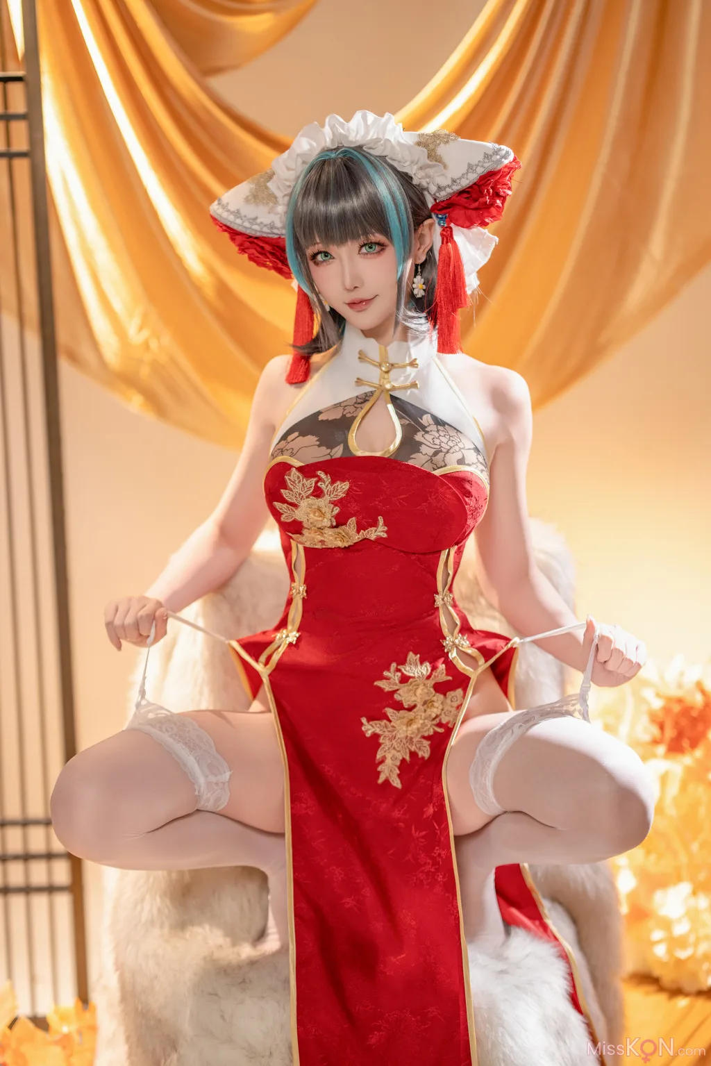 Coser@星之迟迟Hoshilily: 碧蓝航线柴郡 (50 photos )