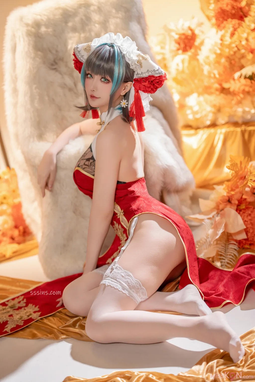 Coser@星之迟迟Hoshilily: 碧蓝航线柴郡 (50 photos )