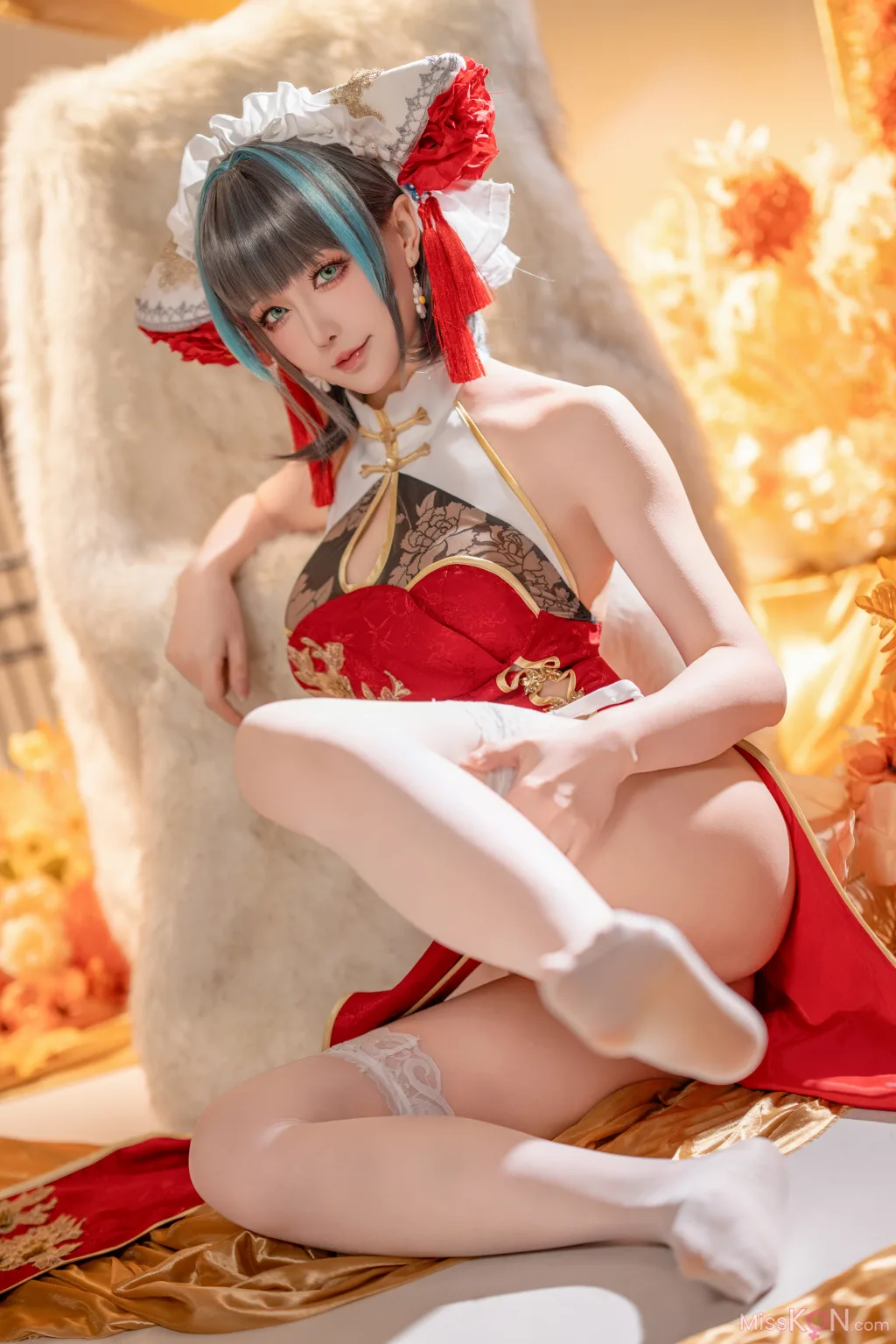 Coser@星之迟迟Hoshilily: 碧蓝航线柴郡 (50 photos )