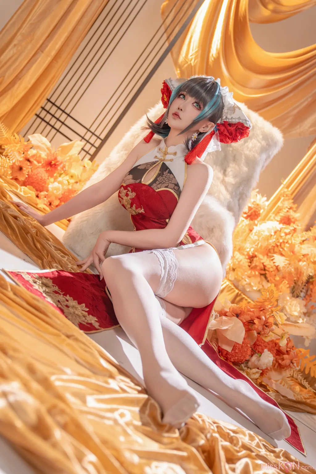 Coser@星之迟迟Hoshilily: 碧蓝航线柴郡 (50 photos )