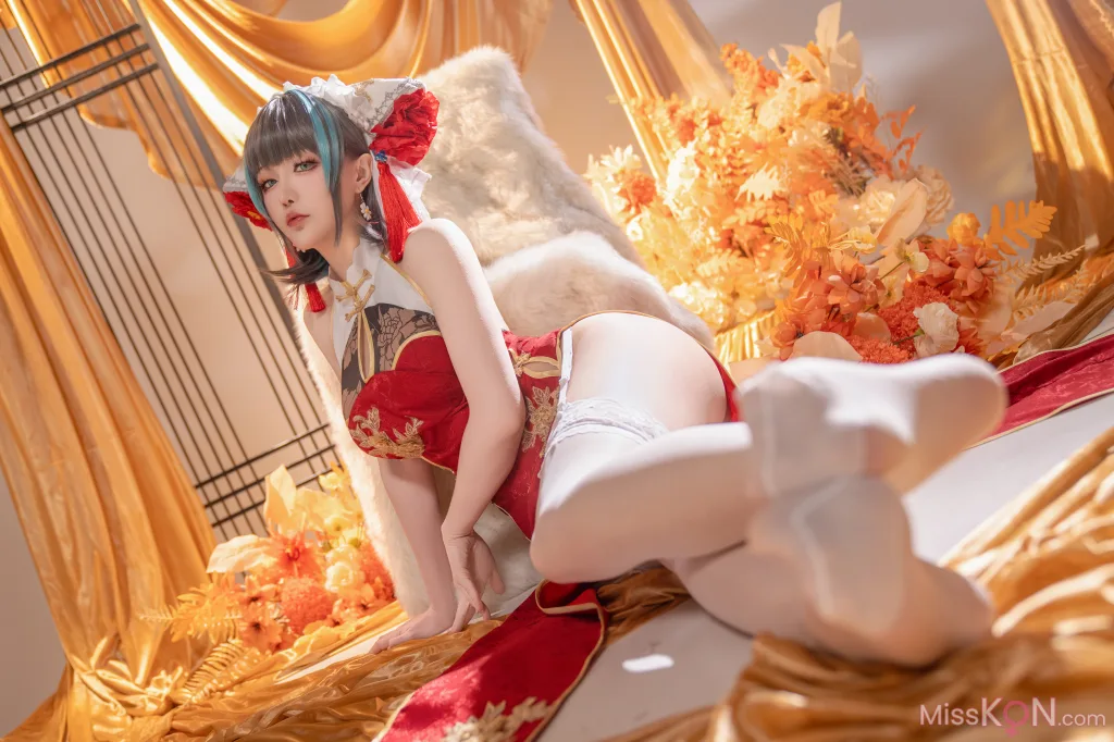 Coser@星之迟迟Hoshilily: 碧蓝航线柴郡 (50 photos )