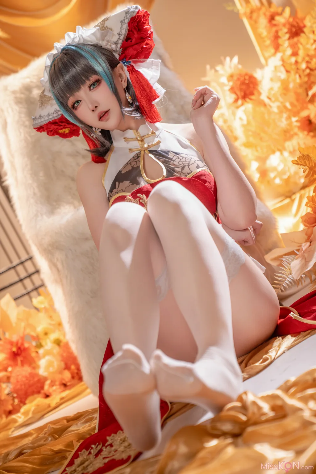 Coser@星之迟迟Hoshilily: 碧蓝航线柴郡 (50 photos )