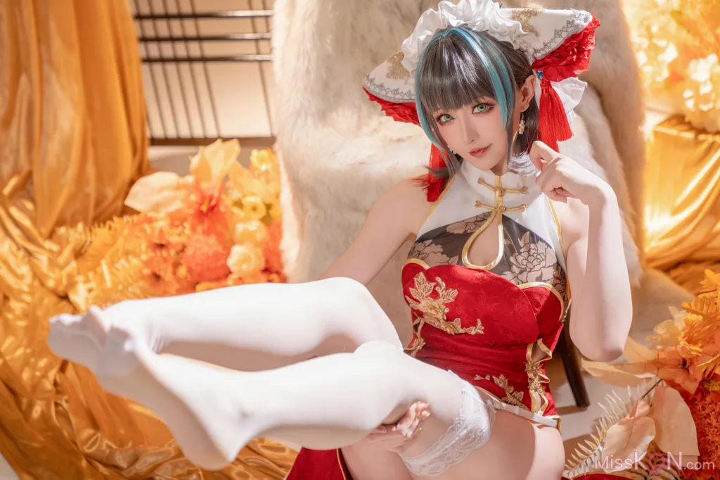 Coser@星之迟迟Hoshilily: 碧蓝航线柴郡 (50 photos )