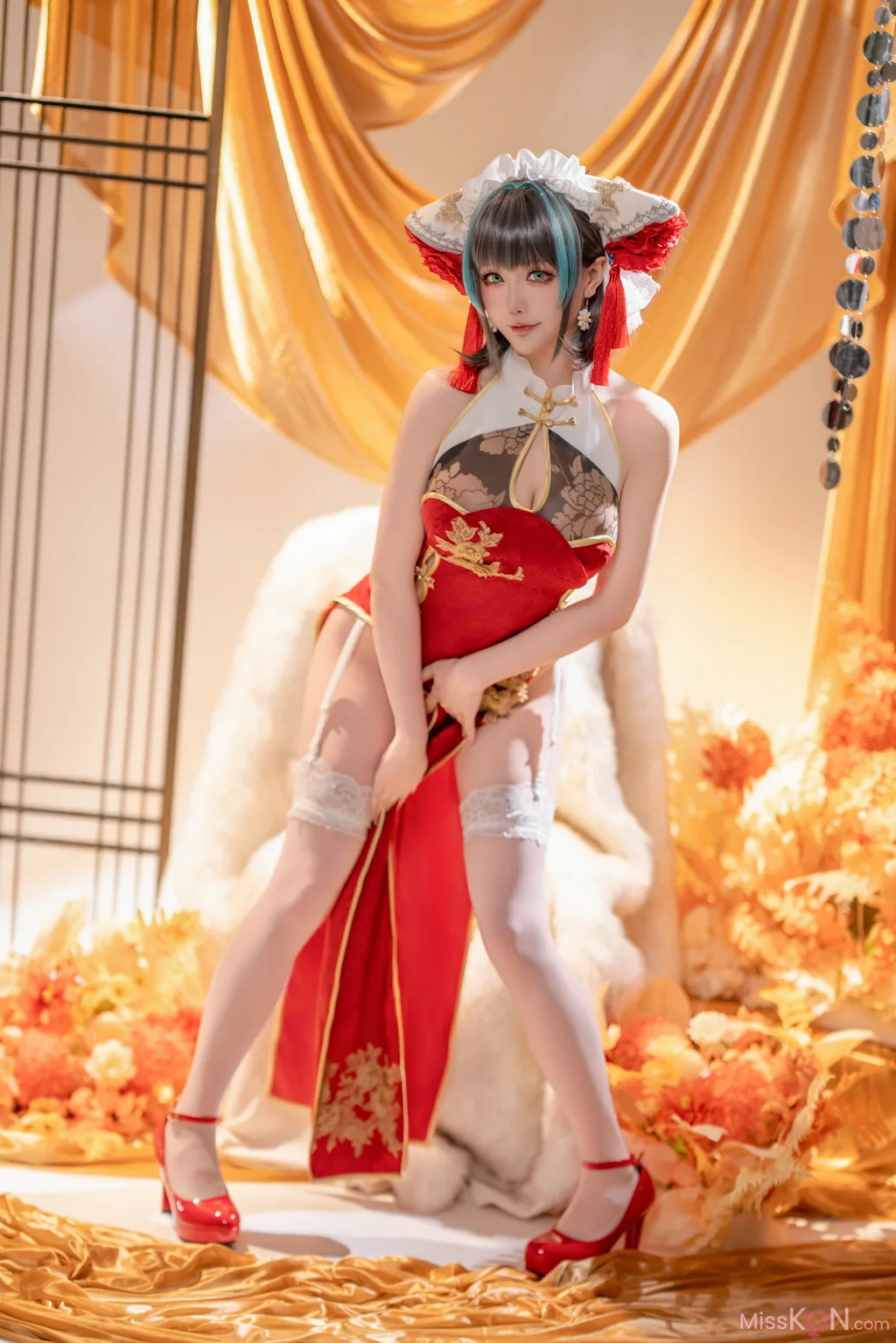 Coser@星之迟迟Hoshilily: 碧蓝航线柴郡 (50 photos )