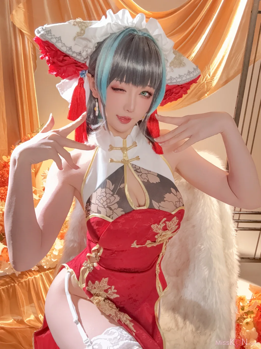 Coser@星之迟迟Hoshilily: 碧蓝航线柴郡 (50 photos )