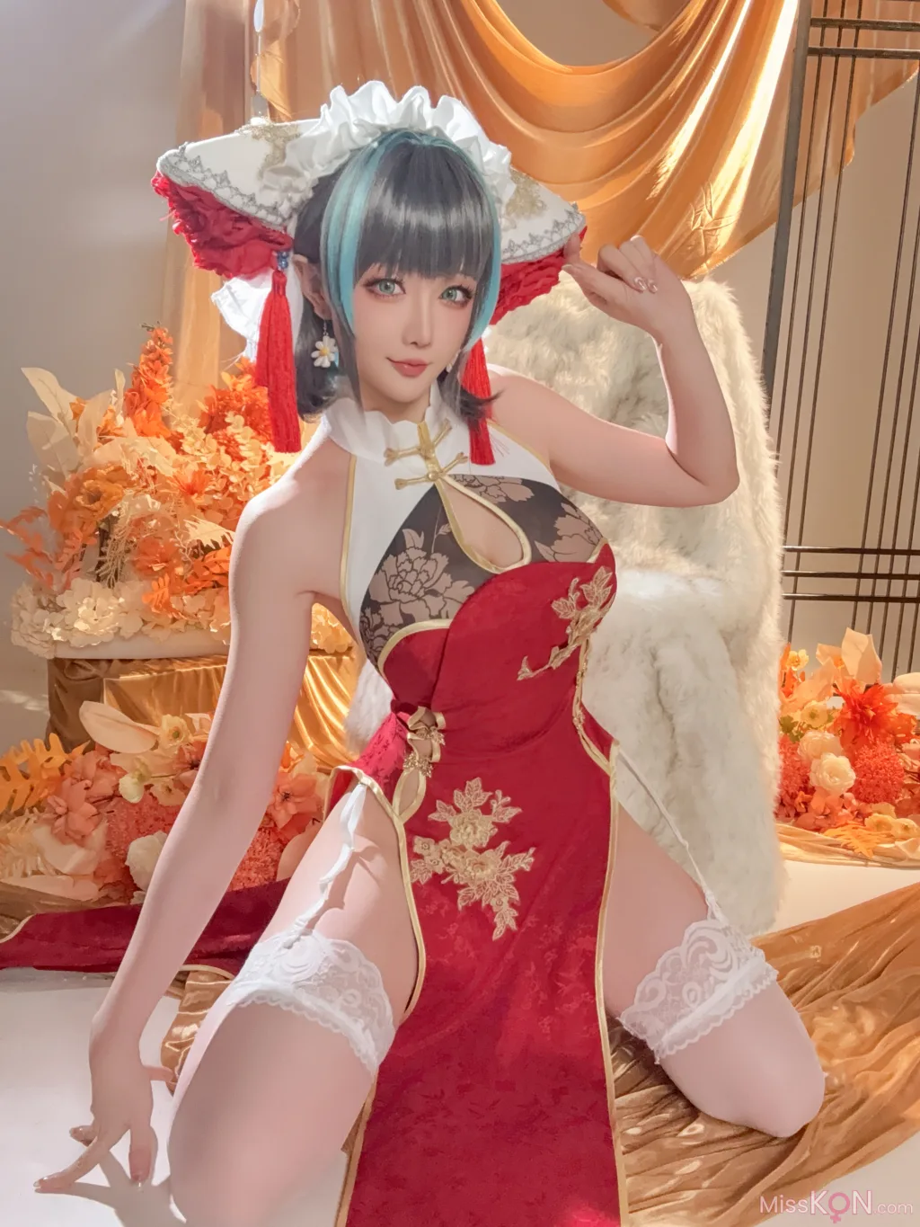 Coser@星之迟迟Hoshilily: 碧蓝航线柴郡 (50 photos )