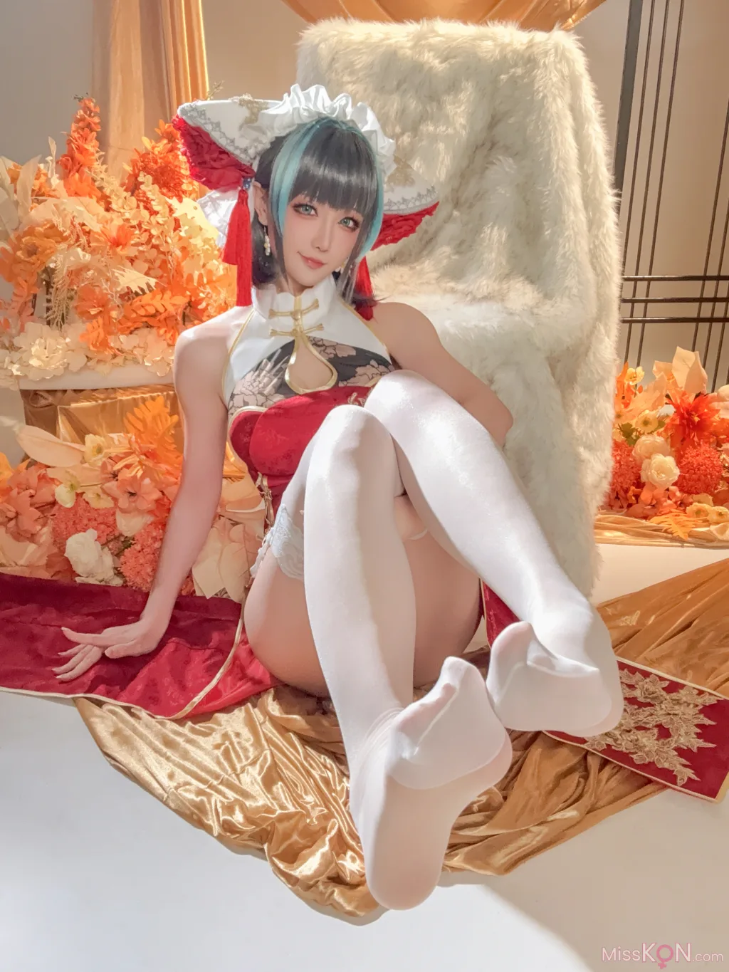 Coser@星之迟迟Hoshilily: 碧蓝航线柴郡 (50 photos )